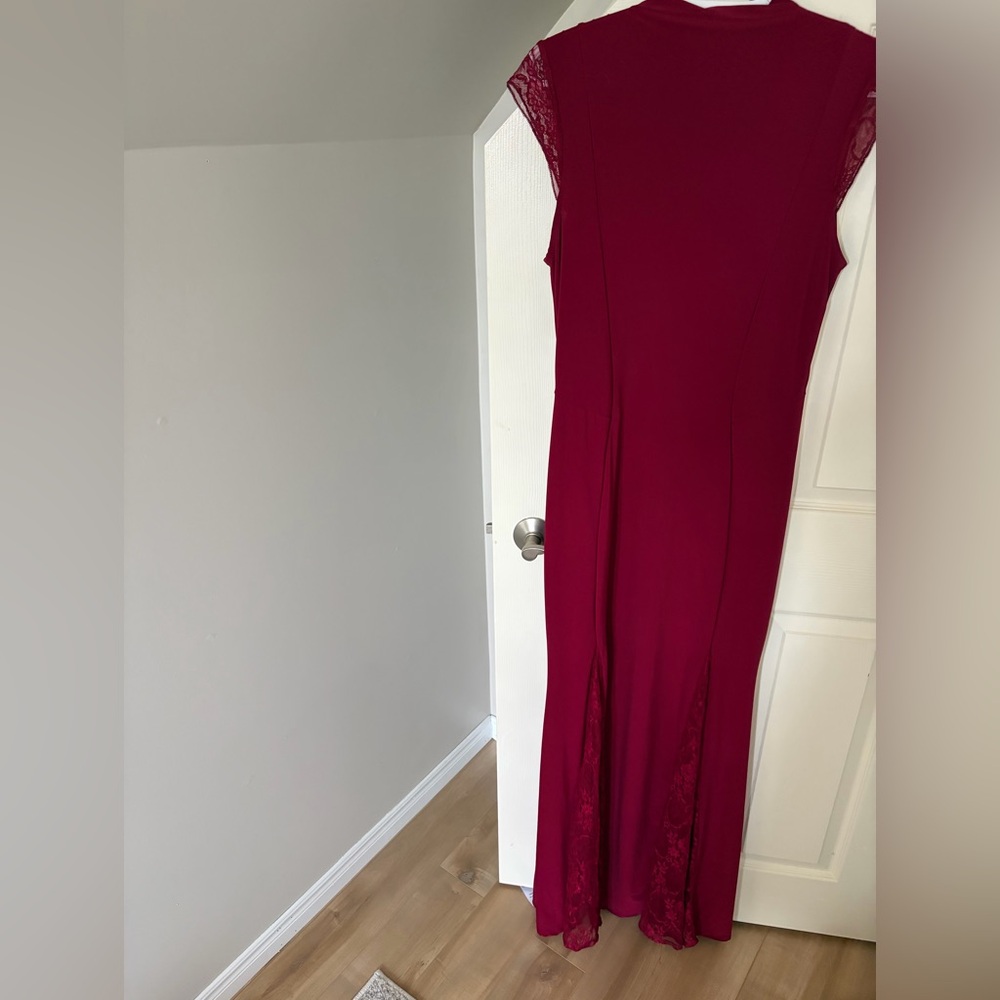 ASOS Burgundy Maxi Dress